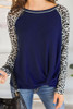 Leopard Print Urban Tie Front T-Shirt