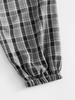 Plus Plaid Carrot Pants