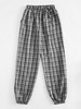 Plus Plaid Carrot Pants