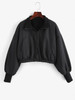 Zip Up Fleece Lined Bomber Jacket