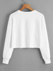Drop Shoulder Butterfly Print Pullover
