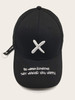 Women Slogan Embroidery Baseball Cap