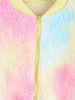 Tie Dye Plush Drop Shoulder Jacket
