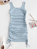 Ribbed Cinched Tank Dress