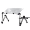 Adjustable Ergonomic Portable Aluminum Laptop Desk - Table Desk Stand With Mouse Pad