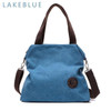 Casual Women's Canvas Leather Shoulder Handbag