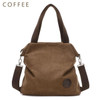 Casual Women's Canvas Leather Shoulder Handbag