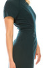 Maggy London Pine Green Modest Dress with Lace Trims, Modest Christmas Dress, Forest Green