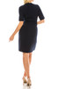 Maggy London Dark Navy Empire Waist Faux Wrap Modest Dress Maggy London Dark Navy Empire Waist Faux Wrap Modest Dress
