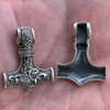 Hollow Back Mjölnir - Sterling Silver
