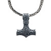 Hollow Back Mjölnir - Sterling Silver