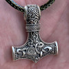 Hollow Back Mjölnir - Sterling Silver