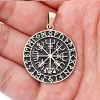 Viking Compass Pendant - Bronze