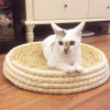 Straw Cat Bed Natural Cat Basket Handmade Cat Beds