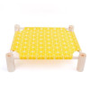 Daisy Elevated Cat Bed Natural Wood Cat Hammock