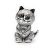 Silver Cat Brooch