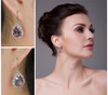Luxury Mystic Topaz Silver Dangle Earrings Luxury Mystic Topaz Silver Dangle Earrings