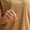 Sterling Silver Handmade "Buddha's Hand" Ring