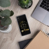 Gold on black ETH Ethereum iPhone Case