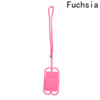 Mobile phone silicone lanyard necklace card clip sets DIY