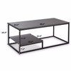 2-Tier Coffee Cocktail Accent End Table
