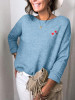 Women's  Round Collar Loose Sweater