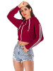Women Cropped Hoodie Sweatshirt