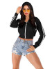 Women Cropped Hoodie Sweatshirt