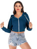 Women Cropped Hoodie Sweatshirt