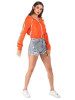 Women Cropped Hoodie Sweatshirt