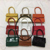 Mini Small Square Crocodile Pattern Messenger Bags