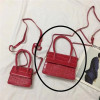 Mini Small Square Crocodile Pattern Messenger Bags