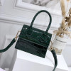 Mini Small Square Crocodile Pattern Messenger Bags