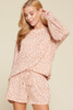 Wild Leopard Loungewear Set - Pink