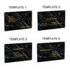 Nero Marquina Marble Business Cards  Auto renew