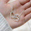 Heart and Paw Necklace