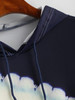Dip Dye Kangaroo Pocket Drawstring Hoodie Dip Dye Kangaroo Pocket Drawstring Hoodie