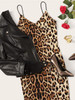 Leopard Print Bodycon Midi Dress