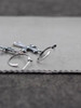 Vintage 925 Sterling Silver Cross Earrings