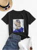 Sequined Figure Patch Tee