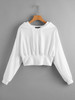 Drop Shoulder Drawstring Hoodie