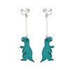 Simple T-Rex Flat Earrings