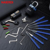 Locksmith Hand Tools Lock Pick Set Transparent Visible Practice Padlock With Broken Key