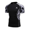 3D Printed T-shirts Men Compression Shirt Men's MMA T Shirt Short Sleeve Quick Dry