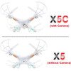 X5C RC Drone with 720P HD Camera Remote Control Quadcopter Helicopter 2.4G 6-Axis Profissional Dron / X5 Drones without camera