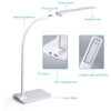 New arrive Gooseneck 6W LED Desk Lamp / 3-Level Dimmer, Touch-Sensitive Controller, Portable Lightweight Table Reading(White)