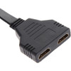 Cheap 1080P HDMI Male to 2 Female 1 In 2 Out Splitter Cable Adapter Converter