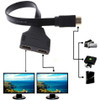 Cheap 1080P HDMI Male to 2 Female 1 In 2 Out Splitter Cable Adapter Converter