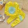 ST185  2016 spring autumn children girl clothing set baby girls sports sunflower costume kids clothing set suit ST185  2016 spring autumn children girl clothing set baby girls sports sunflower costume kids clothing set suit