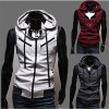 Fashion Zipper Cardigan Sweatshirts Sport Brand Hoodies Men, Casual Sweatershirt Men Slim Hoodie Sleeveless Sweatshirts Jacket